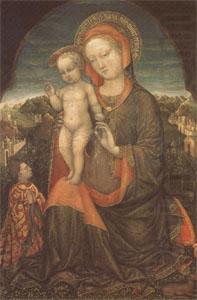 THe Virgin and Child Adored by Lionello d'Este (mk05), Jacopo Bellini